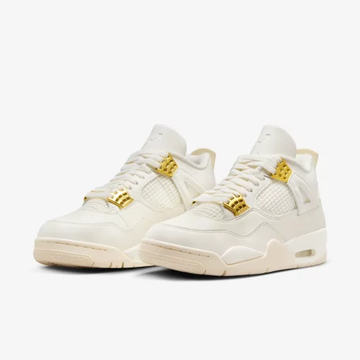 Jordan 4 Retro Metallic Gold (Women's)_1